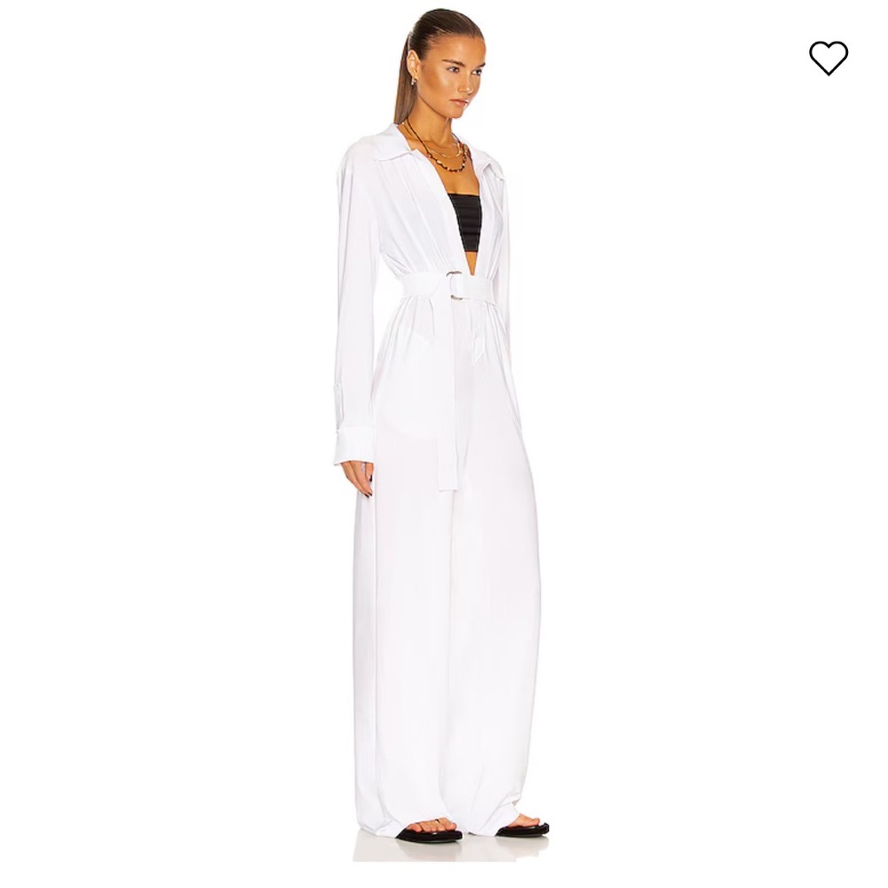 Norma Kamali White Jumpsuit